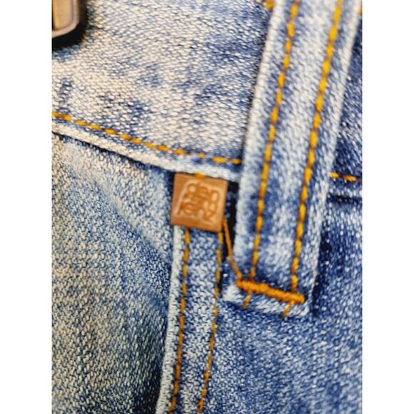 OMAVI NEW! DEADSTOCK! VINTAGE 90'S Baggy Med Wash Jeans Size 36 Streetwear - Picture 5 of 13